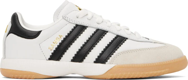 adidas Originals White & Black Samba MN Sneakers
