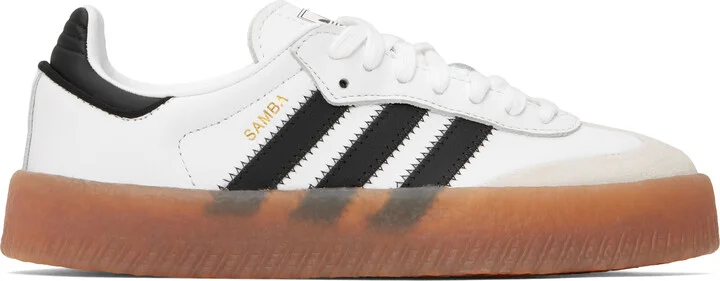 adidas Originals White & Black Sambae Sneakers