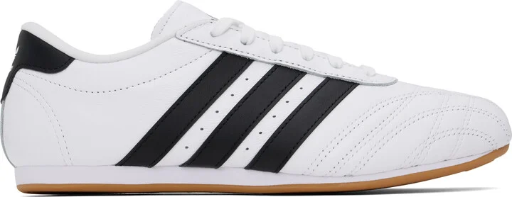 adidas Originals White & Black Taekwondo Lace Sneakers