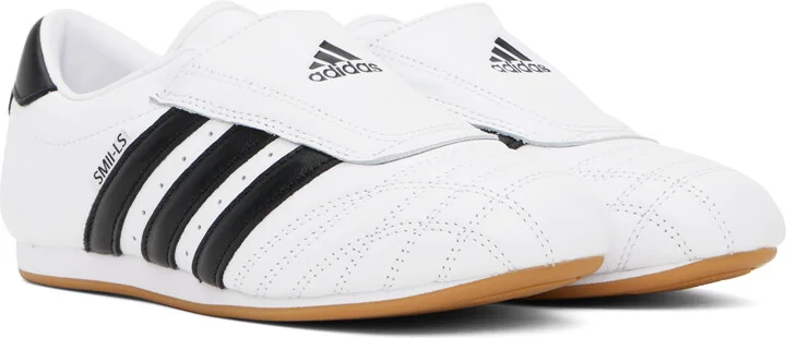 adidas Originals White & Black Taekwondo Sneakers - Image 4