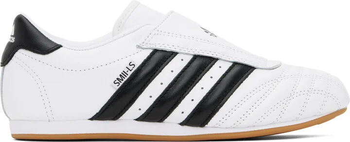 adidas Originals White & Black Taekwondo Sneakers