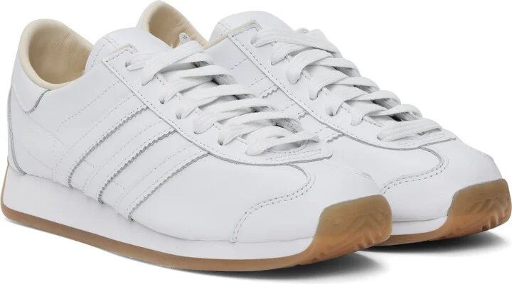 adidas Originals White Country Japan Sneakers - Image 4