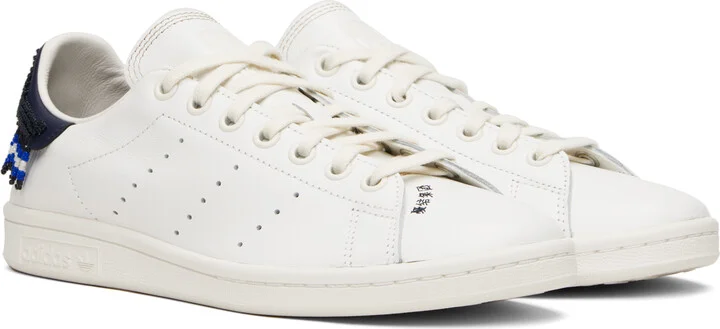 adidas Originals White Edison Chen Edition CLOT Stan Smith Sneakers - Image 4