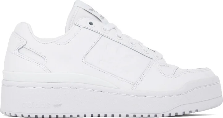 adidas Originals White Forum Bold Sneakers
