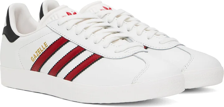 adidas Originals White Gazelle Sneakers - Image 4