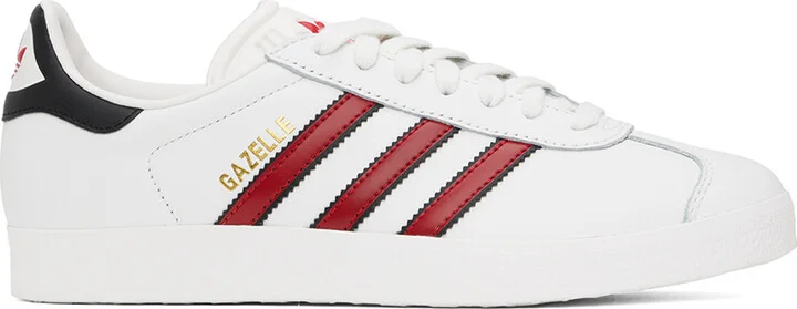 adidas Originals White Gazelle Sneakers