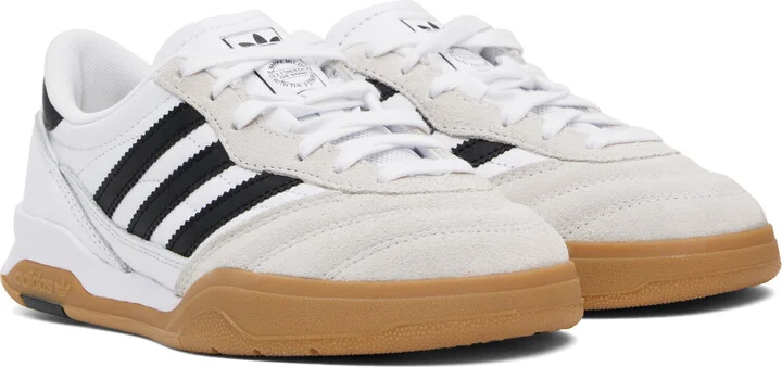 adidas Originals White Low-Top Predator Mundial Sneakers - Image 4