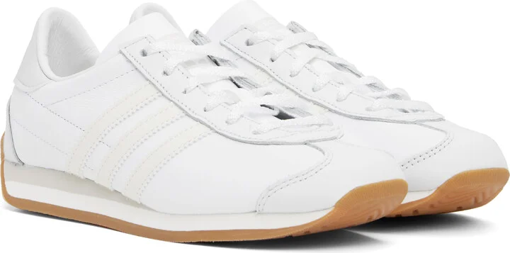 adidas Originals White & Off-White Country OG Sneakers - Image 4