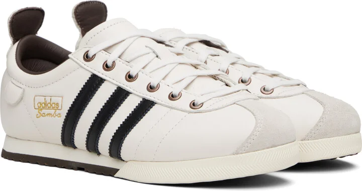 adidas Originals White Samba 62 Sneakers - Image 4