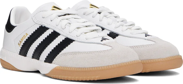 adidas Originals White Samba MN Sneakers - Image 4