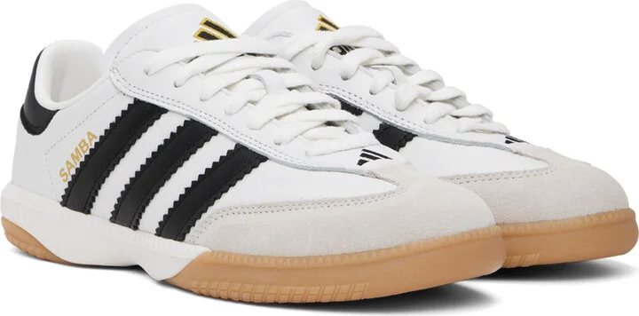 adidas Originals White Samba MN Sneakers - Image 4