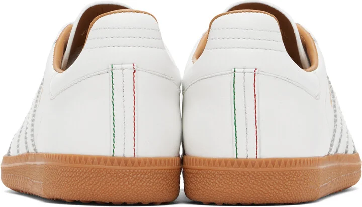 adidas Originals White Samba OG Made In Italy Sneakers - Image 2
