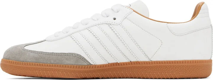 adidas Originals White Samba OG Made In Italy Sneakers - Image 3