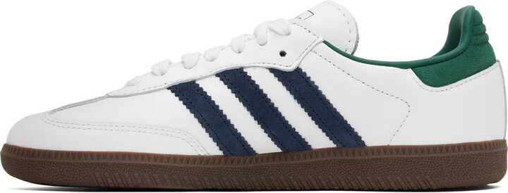 adidas Originals White Samba OG Sneakers - Image 3