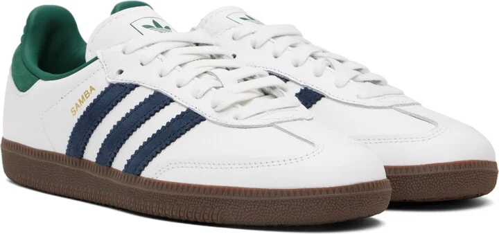 adidas Originals White Samba OG Sneakers - Image 4
