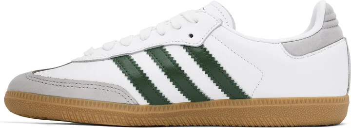 adidas Originals White Samba OG Sneakers - Image 3