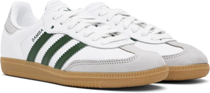 adidas Originals White Samba OG Sneakers - Image 4