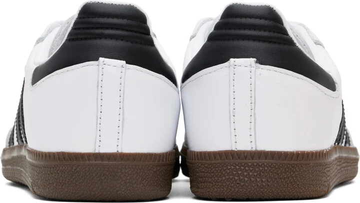 adidas Originals White Samba OG Sneakers - Image 2