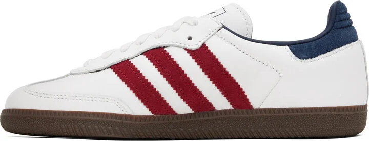 adidas Originals White Samba OG Sneakers - Image 3