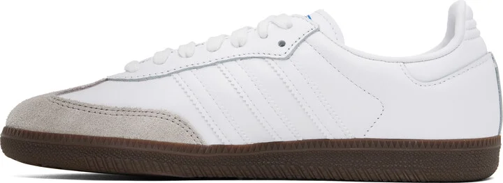 adidas Originals White Samba OG Sneakers - Image 3