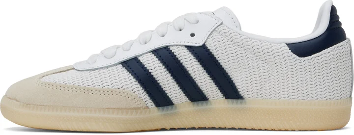 adidas Originals White Samba OG Sneakers - Image 3