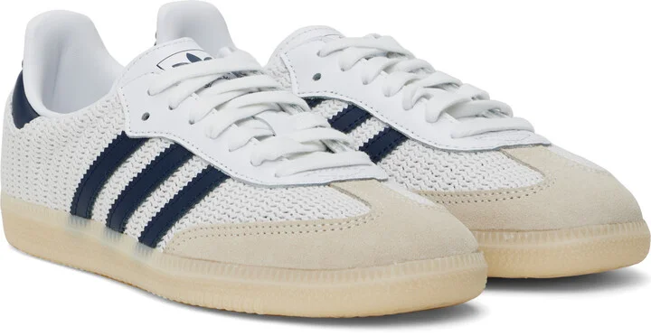 adidas Originals White Samba OG Sneakers - Image 4