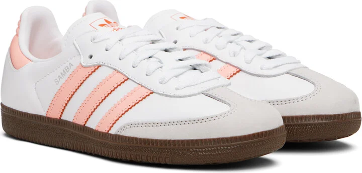 adidas Originals White Samba OG Sneakers - Image 4