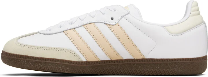 adidas Originals White Samba OG Sneakers - Image 3