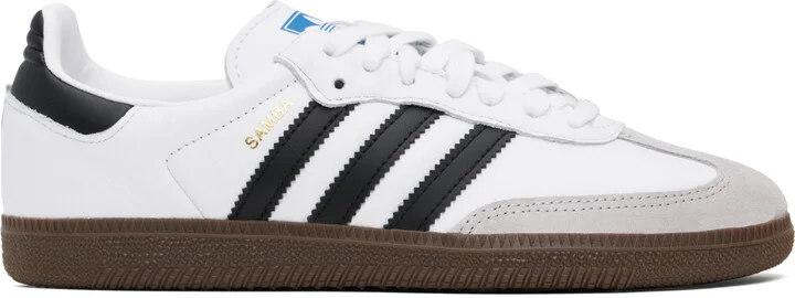 adidas Originals White Samba OG Sneakers