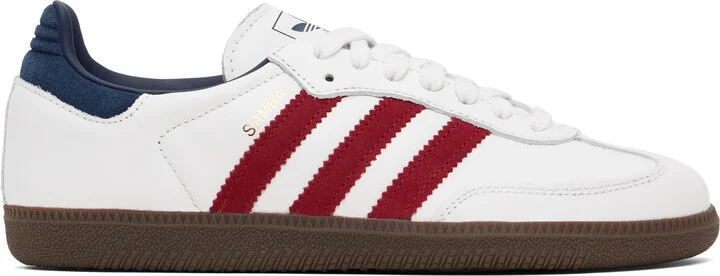 adidas Originals White Samba OG Sneakers