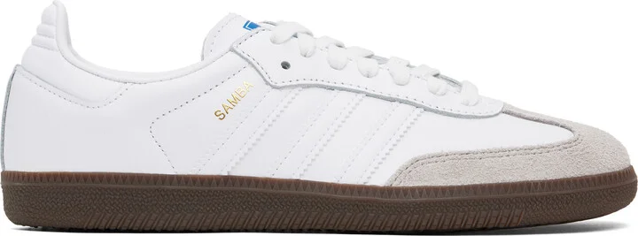 adidas Originals White Samba OG Sneakers