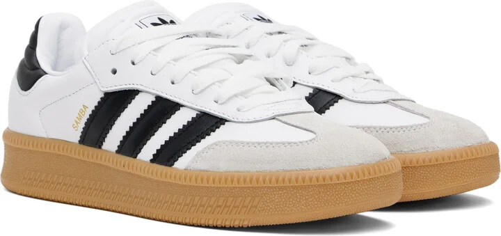 adidas Originals White Samba XLG Sneakers - Image 4