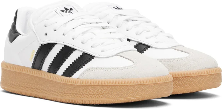 adidas Originals White Samba XLG Sneakers - Image 4