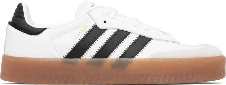 adidas Originals White Sambae Sneakers