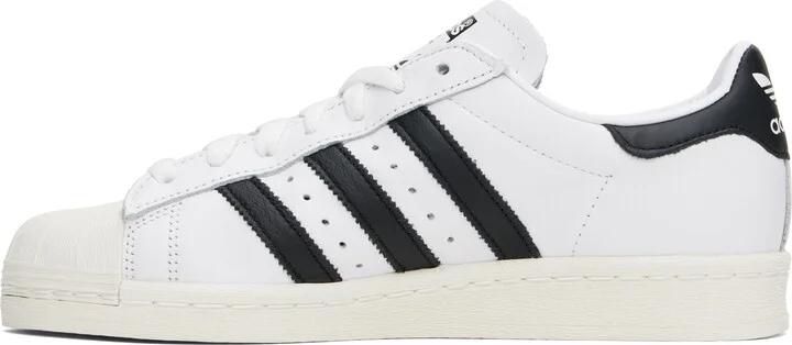 adidas Originals White Superstar 82 Sneakers - Image 3