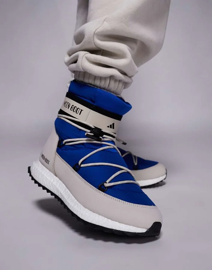 adidas Originals x Moonboot Moonboost high in blue