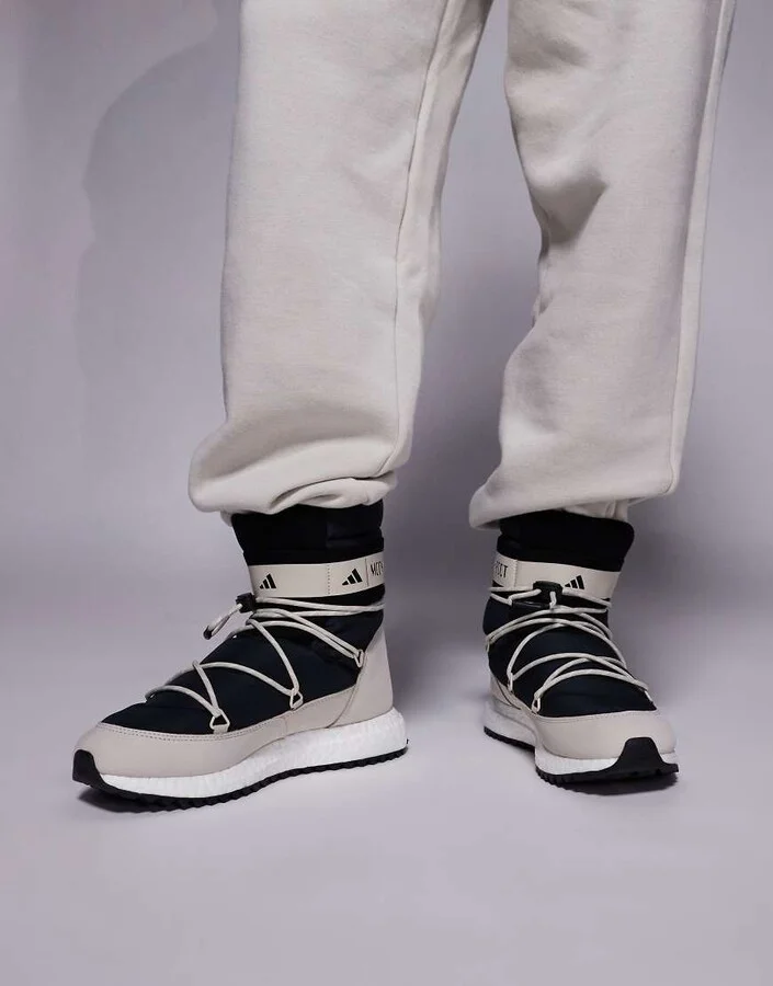 adidas Originals x Moonboot Moonboost high in brown - Image 2