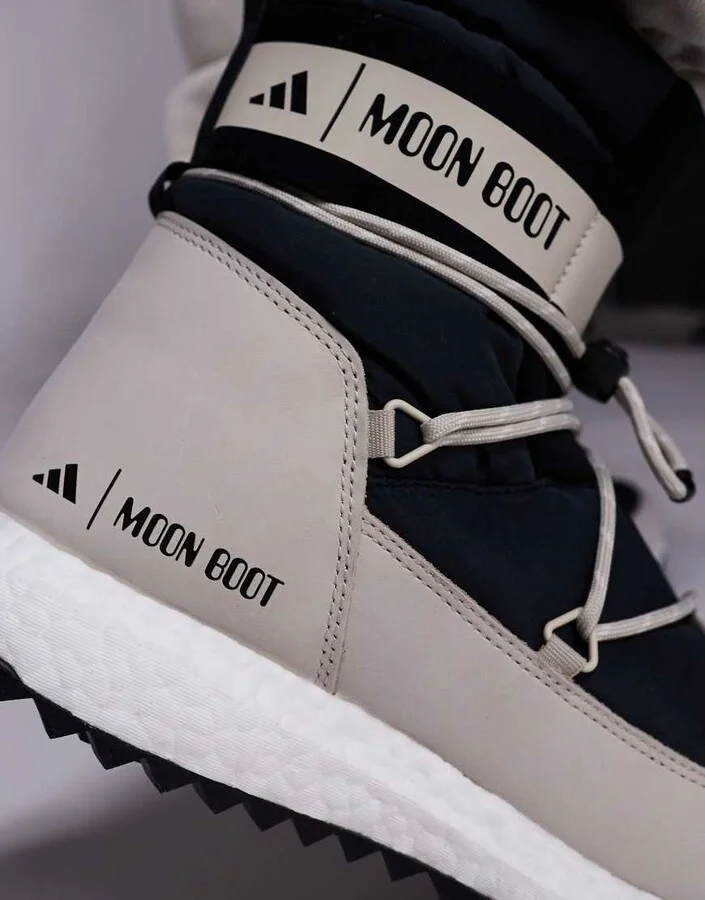 adidas Originals x Moonboot Moonboost high in brown - Image 4