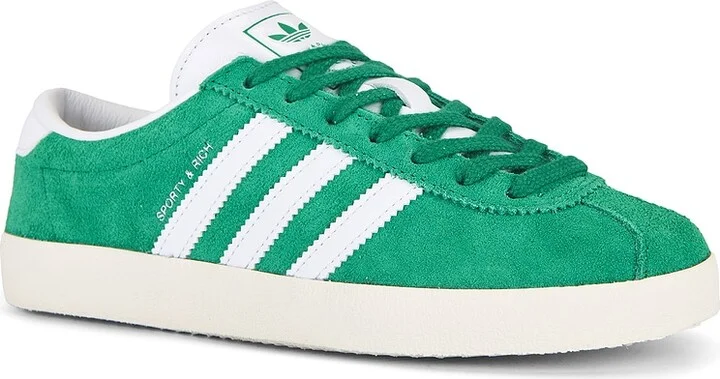 adidas Originals X Sporty & Rich Blanc Sneaker in Green - Image 2