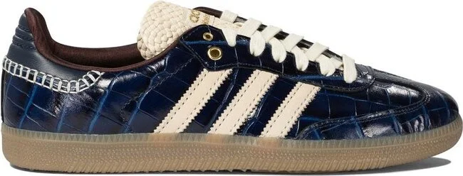 Adidas Originals X Wales Bonner Samba Embossed Low-Top Sneakers