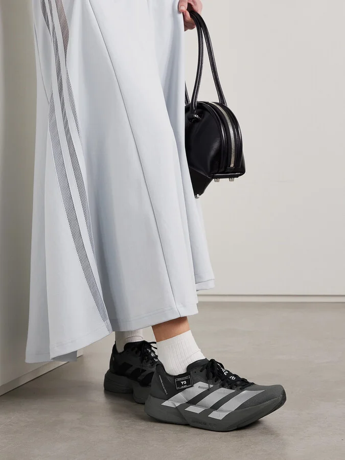 adidas Originals - + Y-3 Adizero Adios Pro 4 Rubber-trimmed Ripstop Sneakers - Black - Image 2