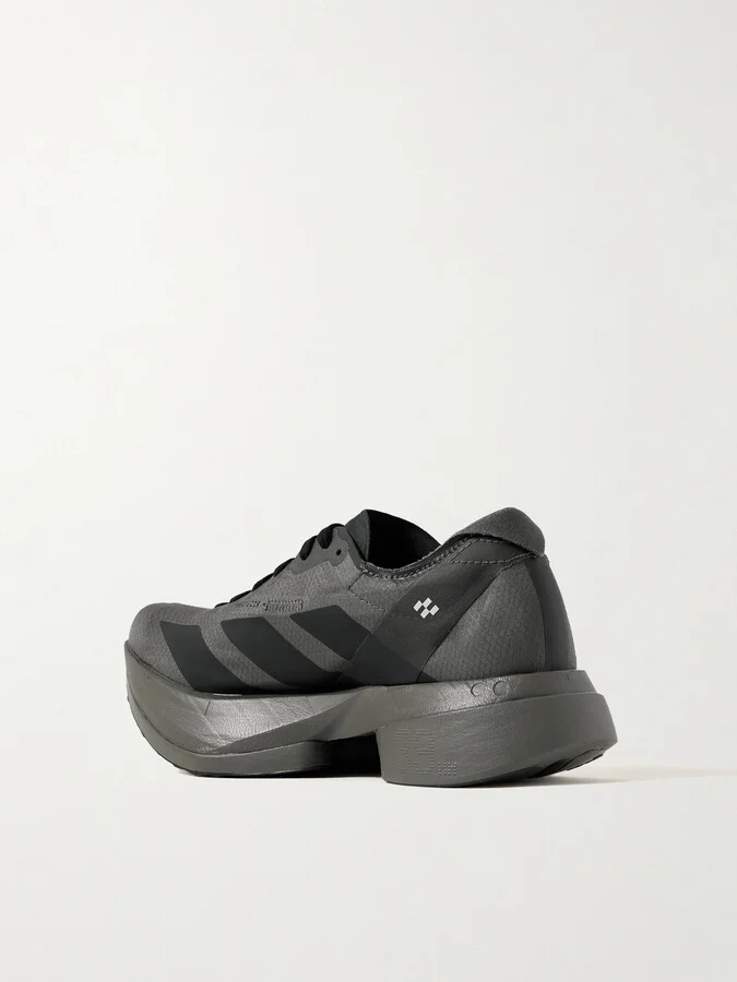adidas Originals - + Y-3 Adizero Adios Pro 4 Rubber-trimmed Ripstop Sneakers - Black - Image 3