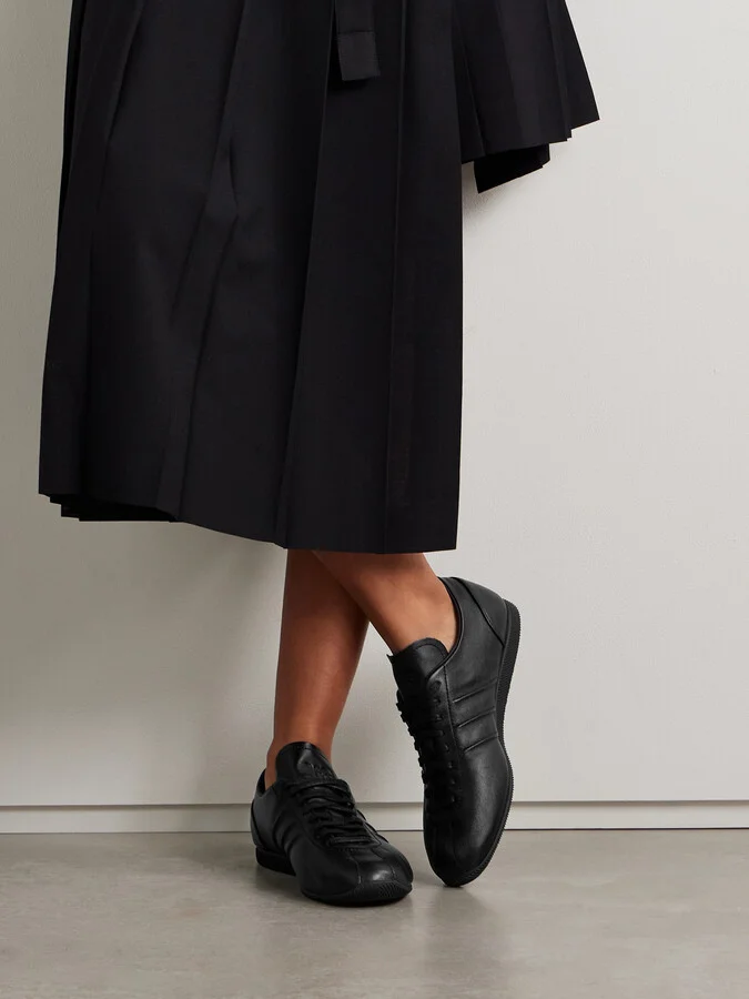 adidas Originals - + Y-3 Leather Sneakers - Black - Image 2