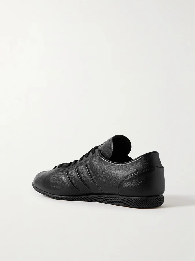 adidas Originals - + Y-3 Leather Sneakers - Black - Image 3
