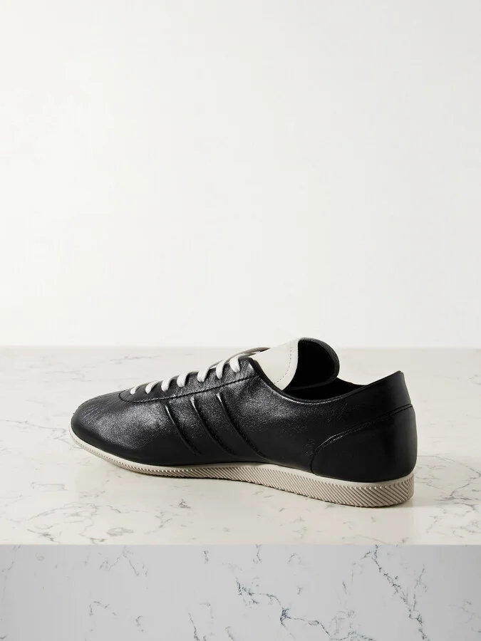 adidas Originals - + Y-3 Leather Sneakers - Black - Image 3