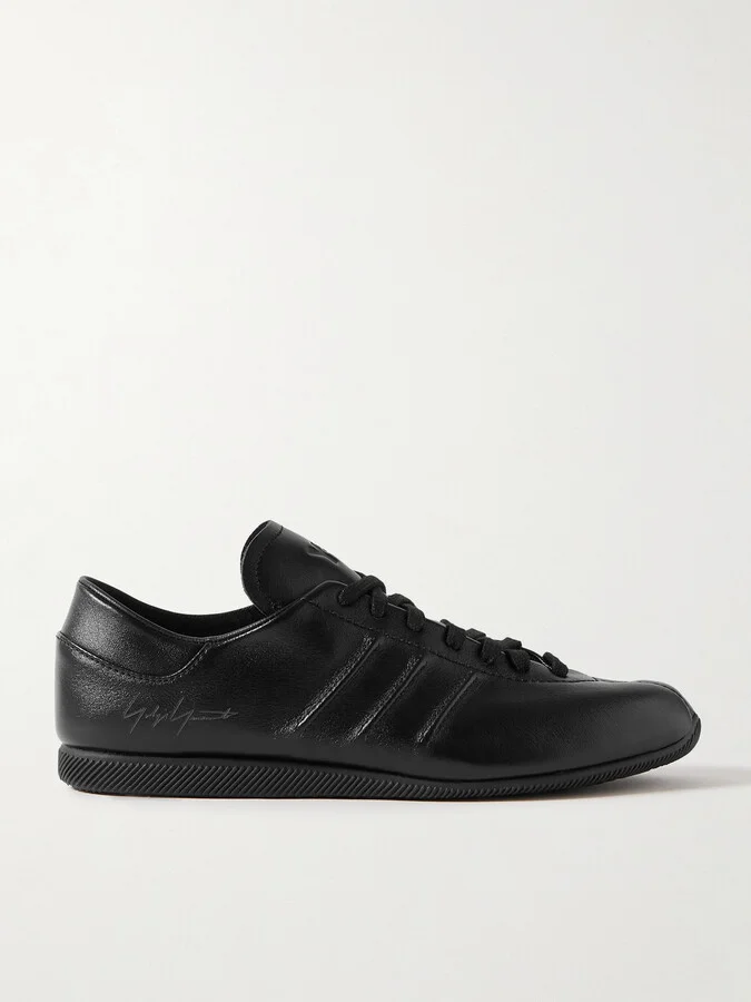 adidas Originals - + Y-3 Leather Sneakers - Black