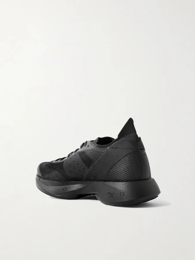 adidas Originals - + Y-3 Takumi Sen 10 Rubber-trimmed Mesh Sneakers - Black - Image 3