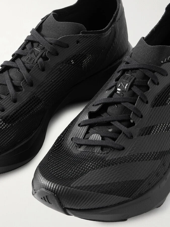 adidas Originals - + Y-3 Takumi Sen 10 Rubber-trimmed Mesh Sneakers - Black - Image 4