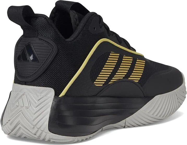 adidas Own The Game 3.0 Basketball Shoes Men's Basketball Shoes Black/Gold Metallic/Solid Grey : 14 D - Medium, Textile - Image 4