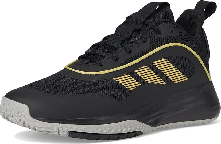 adidas Own The Game 3.0 Basketball Shoes Men's Basketball Shoes Black/Gold Metallic/Solid Grey : 14 D - Medium, Textile - Image 5